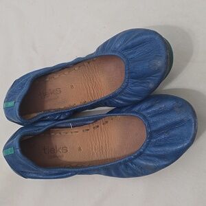 Tieks Azure and Turquoise Ballet Flats 8